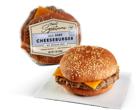 Burger Cheeseburger Signature Microwaveable Bun 7 Oz 12310