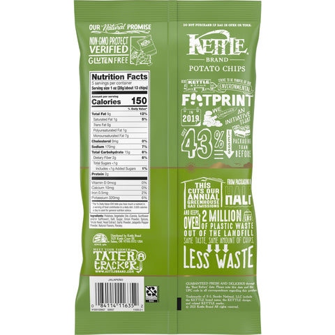 Kettle Foods CHIP POTATO KETTLE JALAPENO