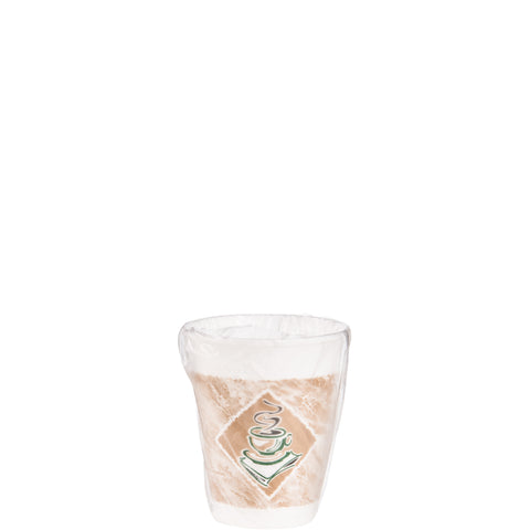 Dart CUP FOAM THERMO GLAZE WHITE IW 10 OZ
