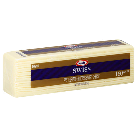 Kraft CHEESE AMERICAN SWISS SLICED 160 CT