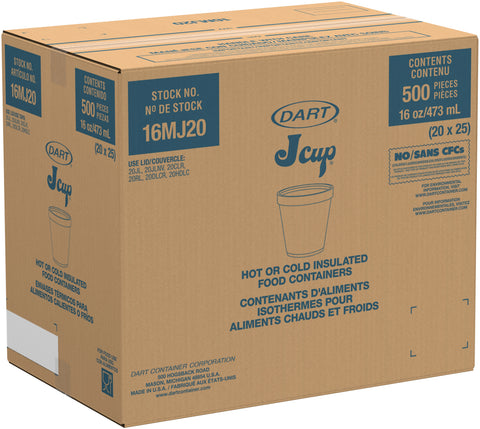 Dart Impulse® CONTAINER FOAM SQUAT IMPULSE 16 OZ