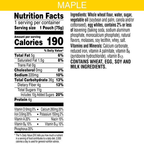 Eggo Bites Maple Mini Waffles, 2.64 Ounce -- 72 per case