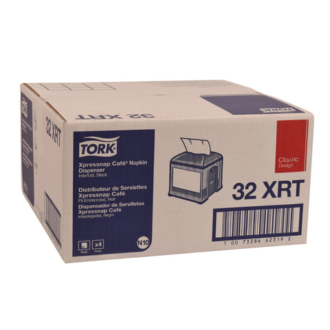 Tork Xpressnap® Café DISPENSER NAPKIN CAFÉ TABLETOP BLACK