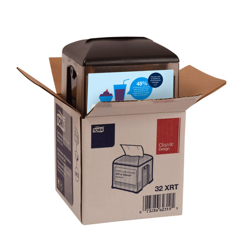 Tork Xpressnap® Café DISPENSER NAPKIN CAFÉ TABLETOP BLACK