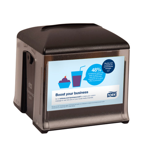 Tork Xpressnap® Café DISPENSER NAPKIN CAFÉ TABLETOP BLACK