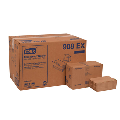 Tork Xpressnap® NAPKIN DISPENSER EVIROMENTAL PRINT NATURAL 1-PLY 8.5X13
