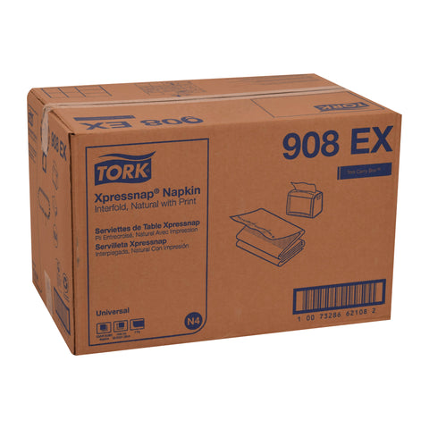 Tork Xpressnap® NAPKIN DISPENSER EVIROMENTAL PRINT NATURAL 1-PLY 8.5X13