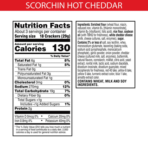 Cracker Grooves Scorchin Hot Cheddar