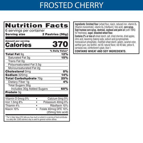 Pastry Pop-tarts® Frosted Cherry