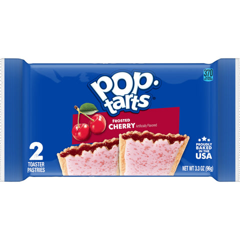 Pop-Tarts Frosted Cherry, 3.3 Ounce - 6 per box -- 12 Case