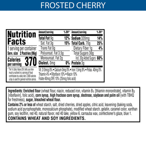 Pastry Pop-tarts® Frosted Cherry