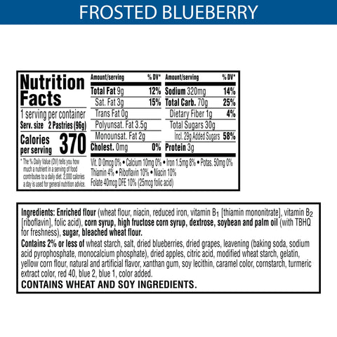 Pastry Pop-tarts® Frosted Blueberry