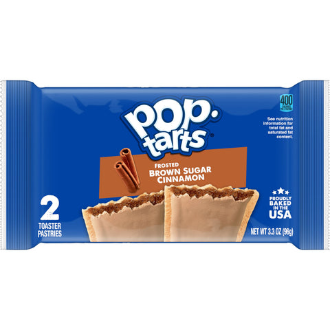 Pop-Tarts Frosted Brown Sugar Cinnamon, 3.3 Ounce - 6 per box -- 12 per case