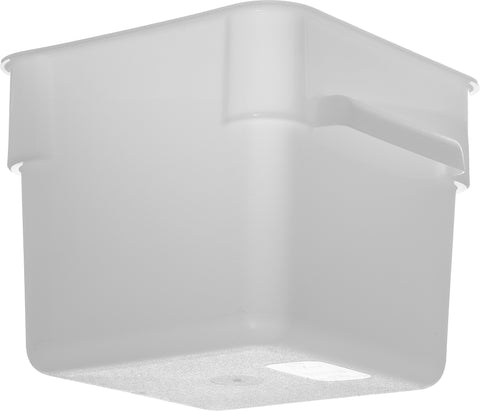 StorPlus™ CONTAINER FOOD STORAGE SQUARE POLYETHYLENE WHITE 6 QT
