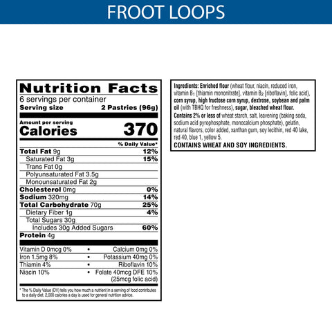 Pastry Pop-tarts® Froot Loops