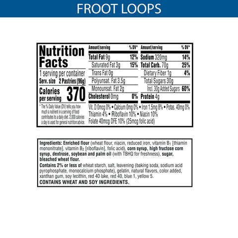 Pastry Pop-tarts® Froot Loops
