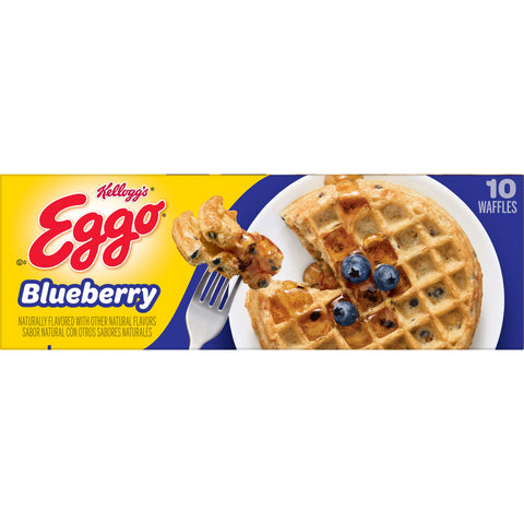 Kelloggs Eggo Blueberry Waffle, 12.3 Ounce -- 8 per case.
