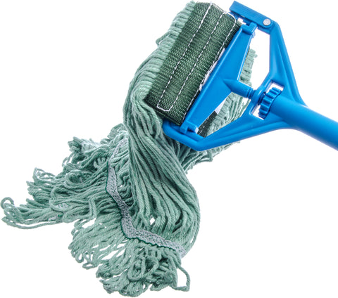 Flo-Pac® MOP HEAD MEDIUM LOOPED-END W/ GREEN BAND