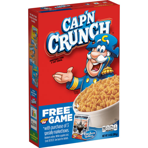 Quaker® CEREAL CAP'N CRUNCH REDBOX FAMILY PACK RTE