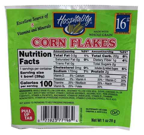 Cereal Corn Flakes Bowl Pack