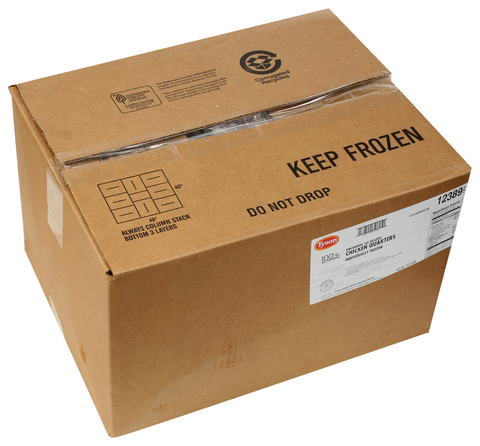 Chicken Quarter All Natural Iced Glazed Iqf 12389-0687