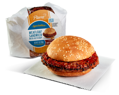 Hot 'n' Ready® SANDWICH MEATLOAF W/ KETCHUP 7 OZ 10000003247