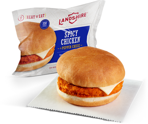 Landshire® SANDWICH SPICY BREADED CHICKEN IW 5.4 OZ 10000030561