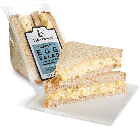 Sandwich Egg Salad On Wheat Bread Wedge 4.5 Oz 301041-012-1
