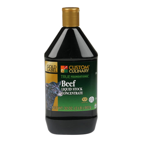 Custom Culinary® Beef Liquid Stock Concentrate 6 x 2 lb. Bottles