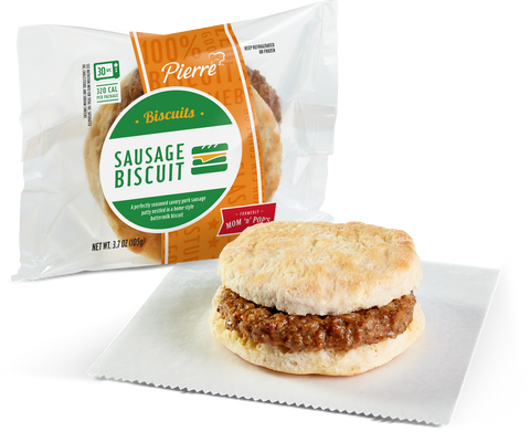Sandwich Sausage Biscuit 3.7 Oz 0716