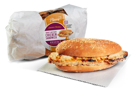 Hot 'n' Ready® SANDWICH HONEY MUSTARD CHICKEN IW 5.9 OZ 10000002996