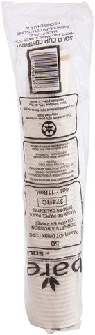 Bare® by Solo® CUP PAPER HOT SINGLE POLY 4 OZ