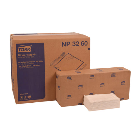 Essity Tork Advanced Dinner Napkin, 12.75 x 16.25 inch -- 2802 per case