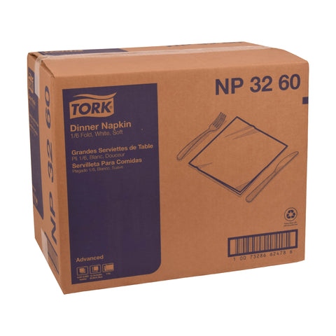 Essity Tork Advanced Dinner Napkin, 12.75 x 16.25 inch -- 2802 per case