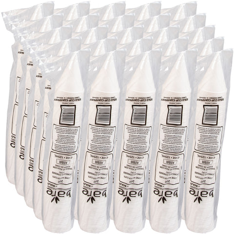 Dart Bare by Solo Eco-Forward White Treated Paper Cone Water Cup, 4 1/4 Ounce -- 200 per case