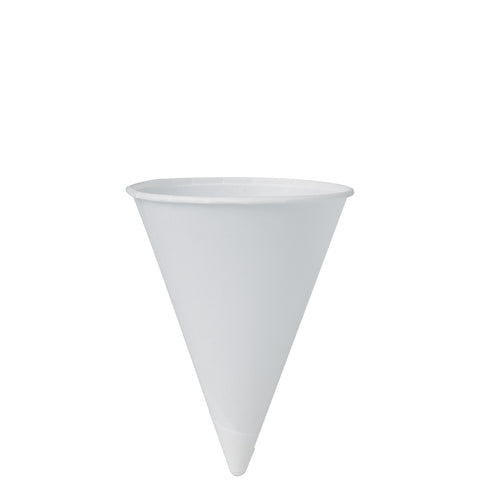 Cup Paper Cone Water White Eco-forward 4 Oz
