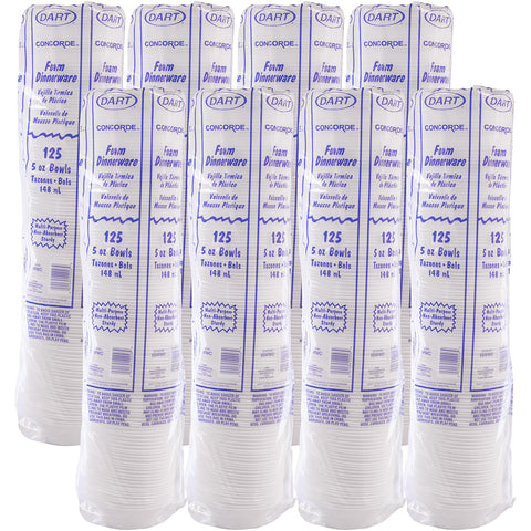 Bowl Foam Non-laminated White 5-6 Oz