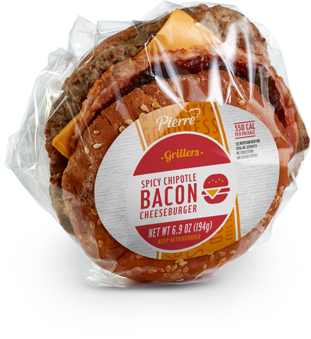 Sandwich Jumbo Chipotle Bbq Bacon Cheeseburger 6.85 Oz 0601