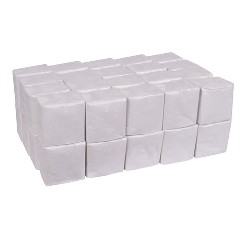 Napkin Beverage 9.3x9.3 White 2 Ply