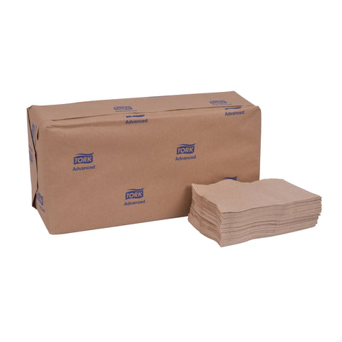 Tork 1 Ply Natural Advanced Soft Minifold Dispenser Napkin, 13 x 12 inch -- 6000 per case