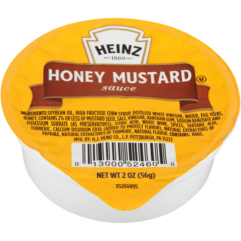 Heinz Honey Mustard Dip Cup, 2 Ounce -- 60 Count