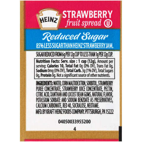 Heinz Assorted Jelly Diet Spread, 0.5 Ounce -- 200 per case.