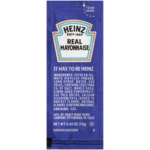 Mayonnaise Single Serve Packet 531400/78000705