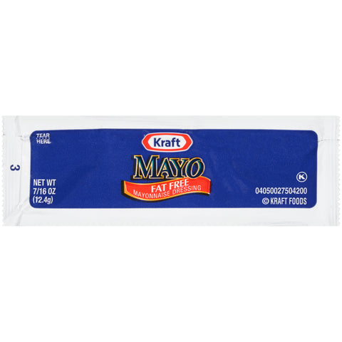 Kraft MAYONNAISE FAT FREE SINGLE SERVE POUCH
