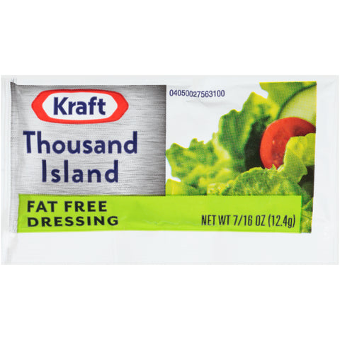 Kraft DRESSING THOUSAND ISLAND FAT FREE SINGLE SERVE PACKET