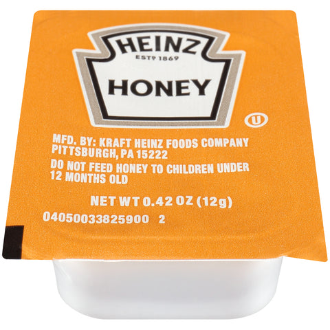 Heinz Single Serve Honey, 12 Gram -- 200 Case