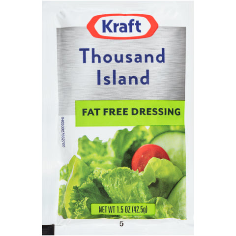 Kraft DRESSING THOUSAND ISLAND FAT FREE SINGLE SERVE POUCH