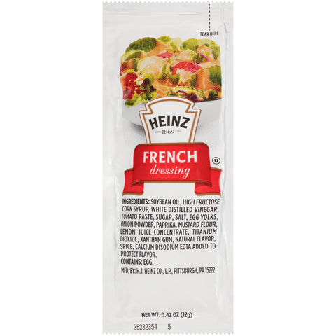 Heinz® DRESSING FRENCH SINGLE SERVE PACKET 532800/78000722
