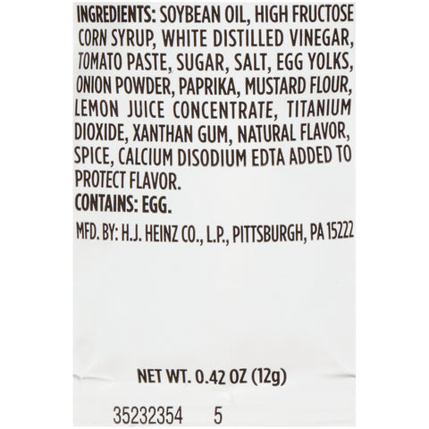 Dressing French Single Serve Packet 532800/78000722