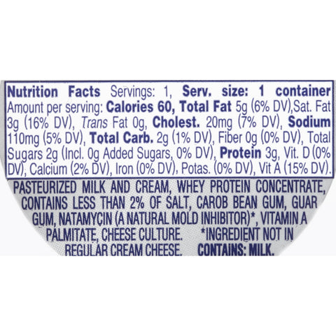 Cheese Cream Light Single Serve Cup